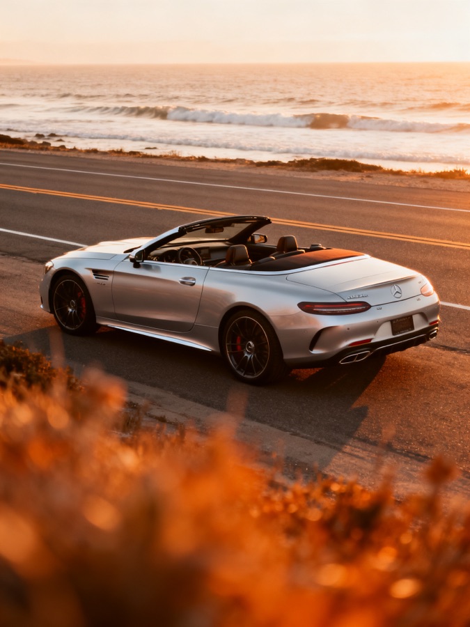 Картинка для карты желаний: Кабриолет · Mercedes SL