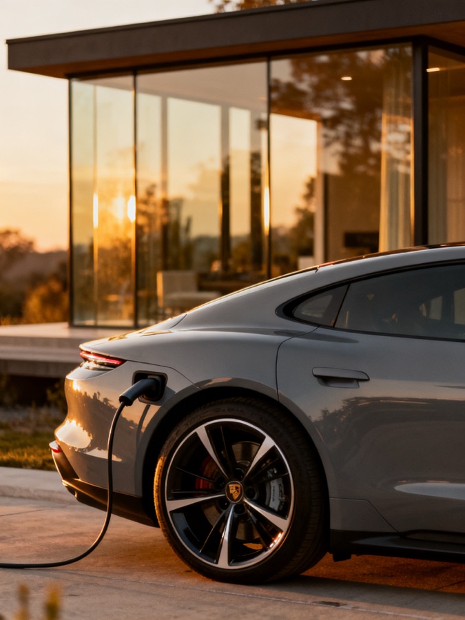 Картинка для карты желаний: Электромобиль · Porsche Taycan